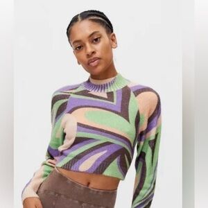 UO Cleo Mock Neck Sweater